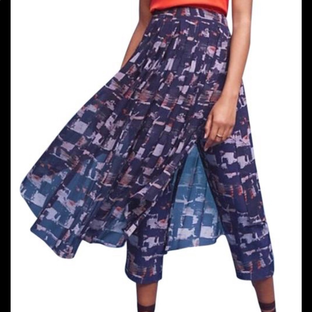 Anthropologie HD in Paris Skirted Pants 8 NWT